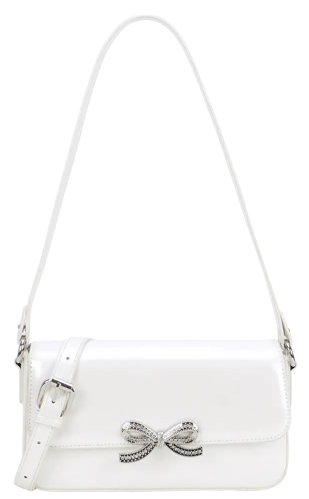 Joia After Dark Bow Shoulder Bag – Elegant Evening Shoulder Bag JOIA TRADING CO.