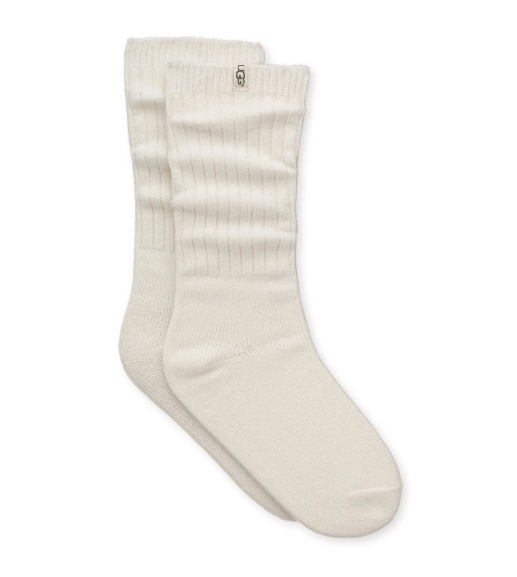 Women’s Rib Knit Slouch Crew Socks – Cozy & Stylish