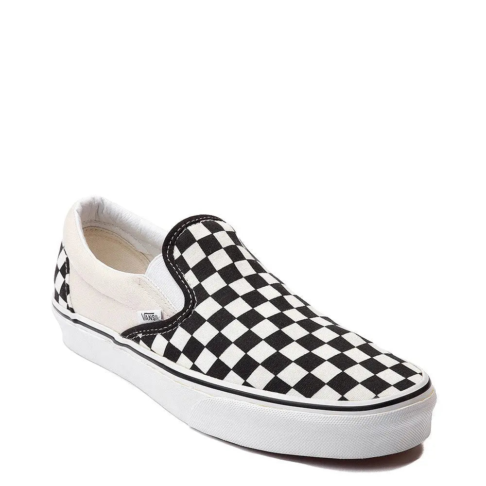 Vans Classic Slip-On (Checkerboard) – Timeless Style with Skate-Ready Comfort