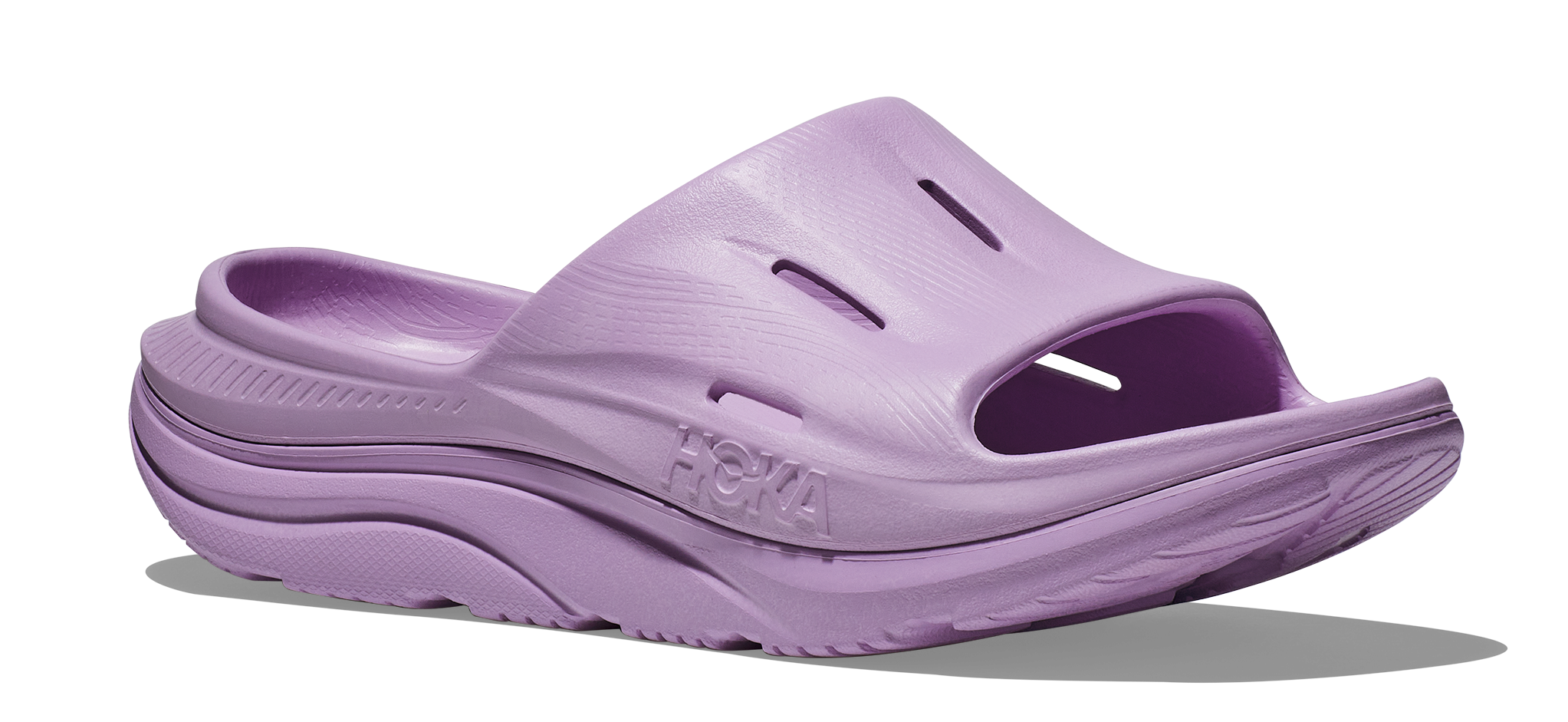 Unisex Hoka Ora Recovery Slide 3 – Ultimate Comfort & Recovery VIOLET BLOOM / VIOLET BLOOM / M13 HOKA