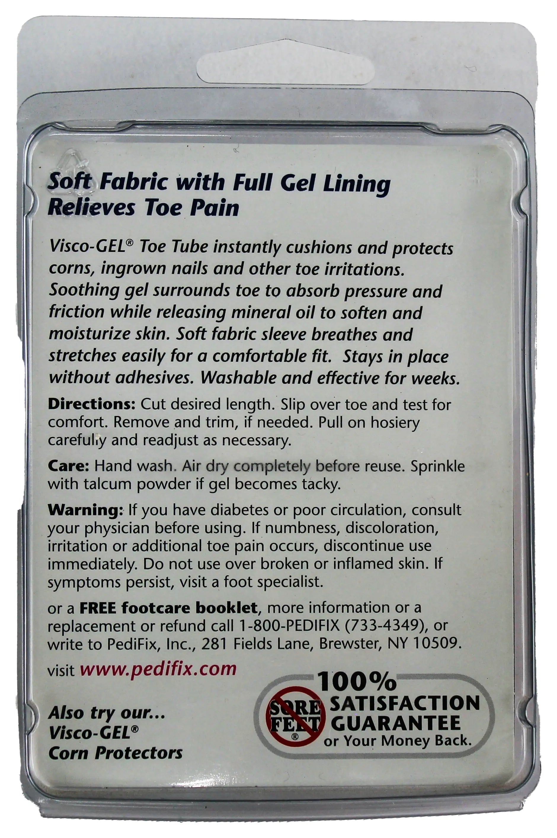 Fabric Toe Tubes PEDIFIX