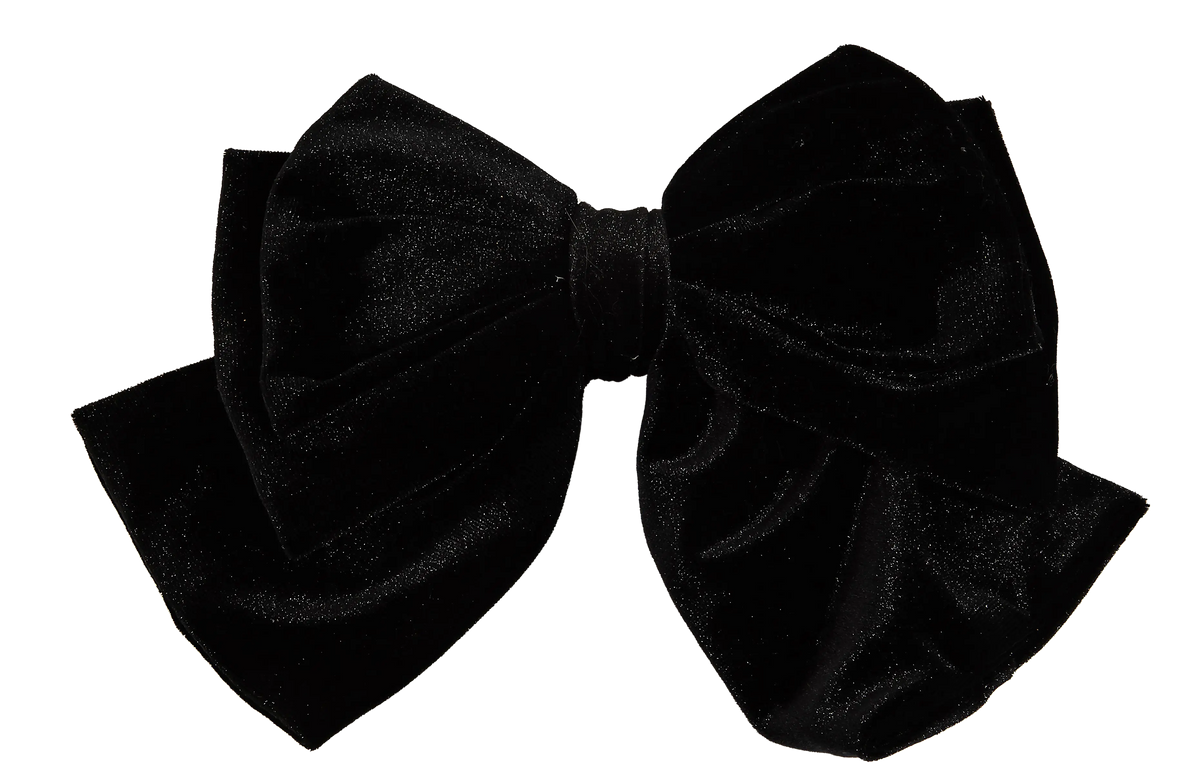 Fame Velvet Bow Hair Pin – Soft Ribbon Bow Clip FAME ACCESSORIES