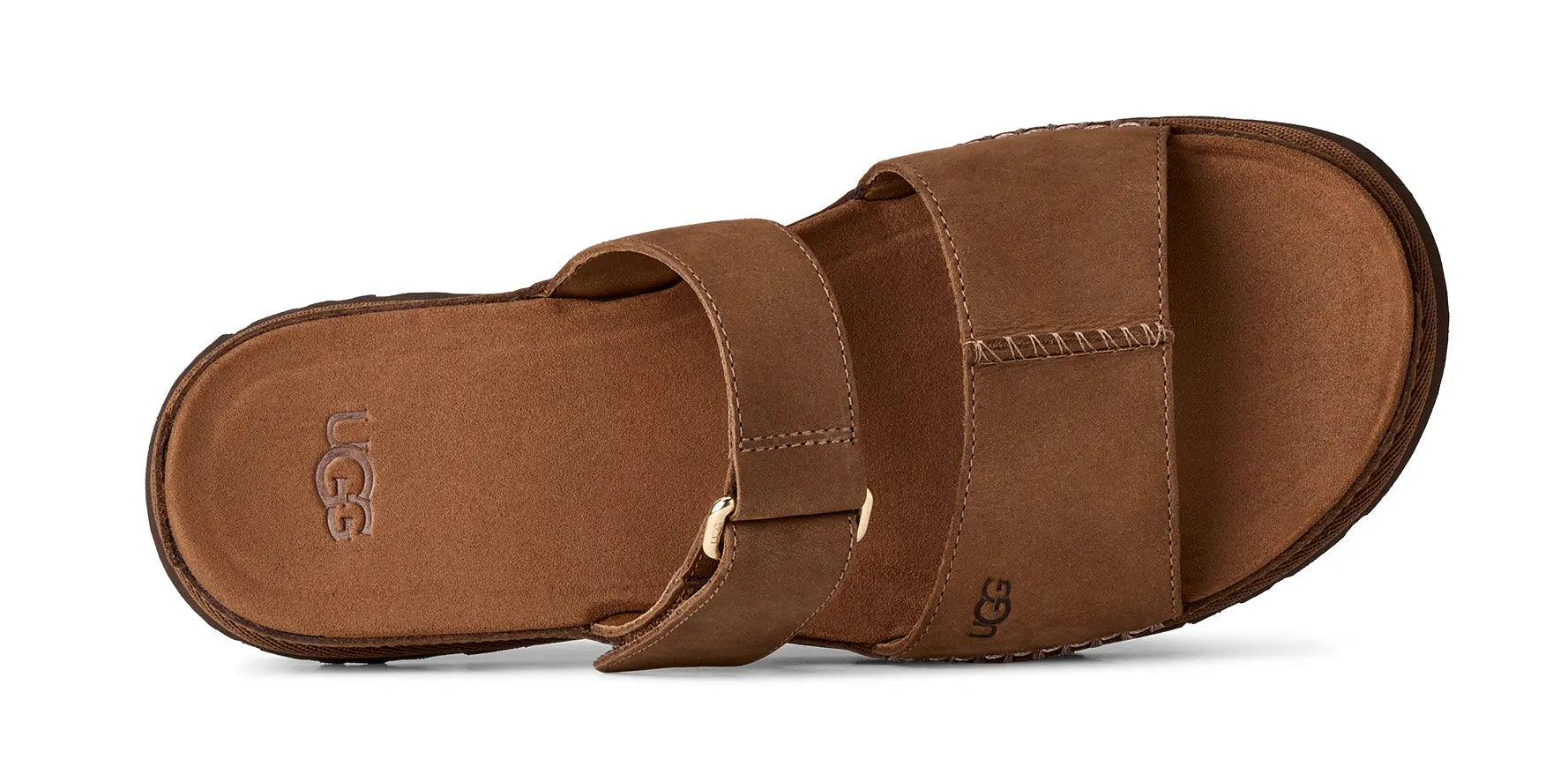 Women's UGG GoldenGaze Slide – Leather Summer Slide Sandals UGG