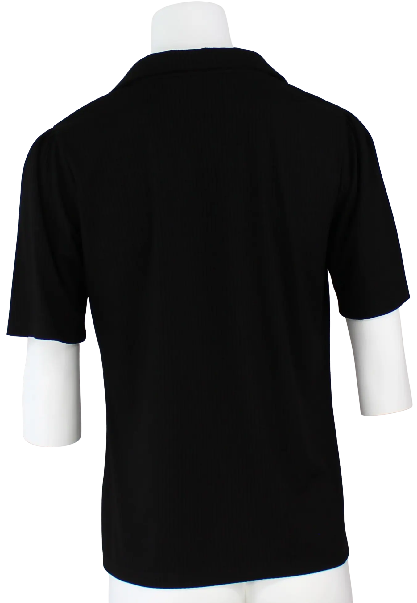 Keren Hart Linda S/S Collar Top – Ribbed Short Sleeve Essential KEREN HART