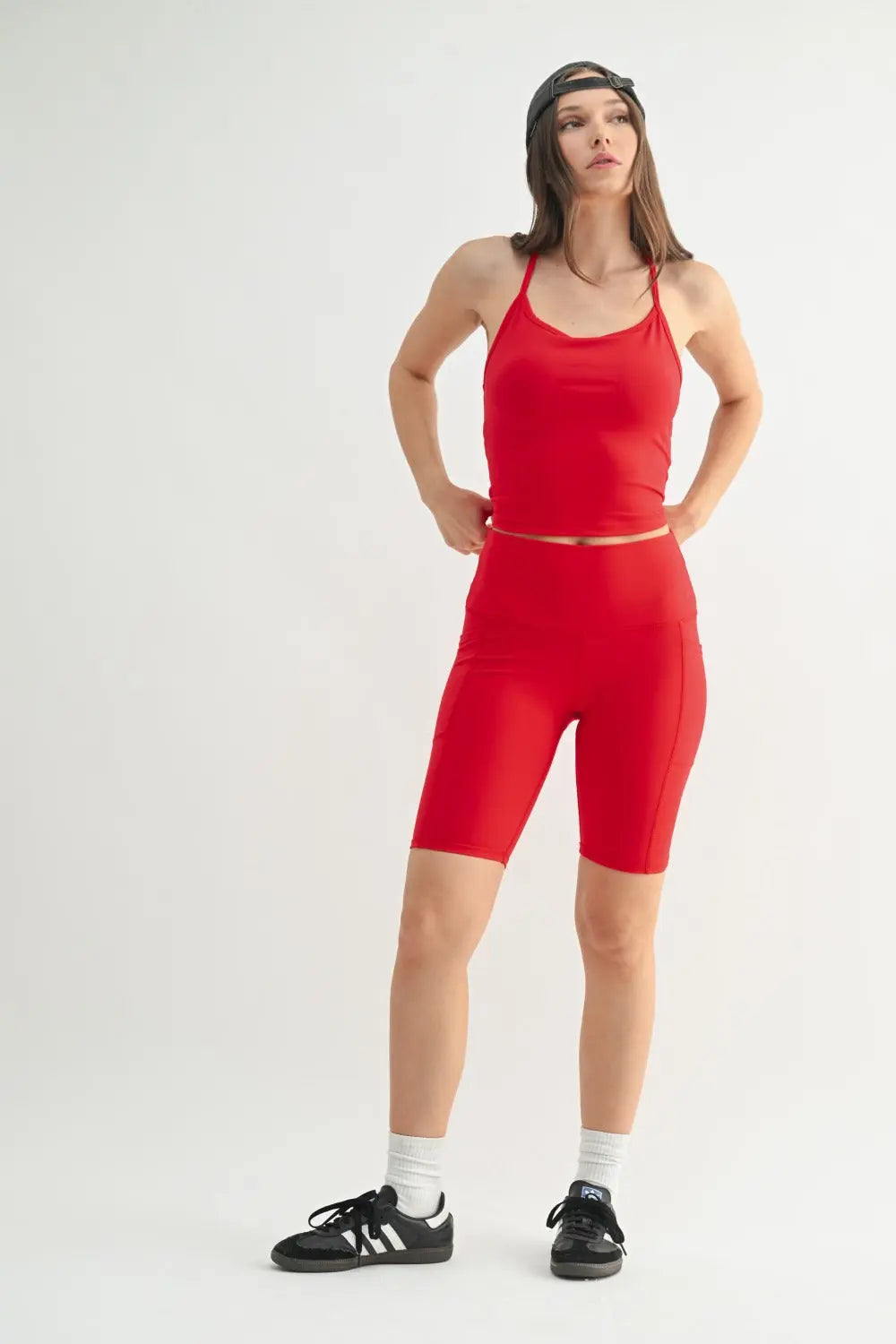 Mono B Spaghetti Strap Active Tank Top – Supportive, Stretchy & Stylish MONO B