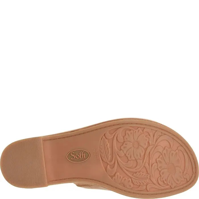Women's Sofft Cass Leather Slide Sandal — Effortless Summer Style SOFFT