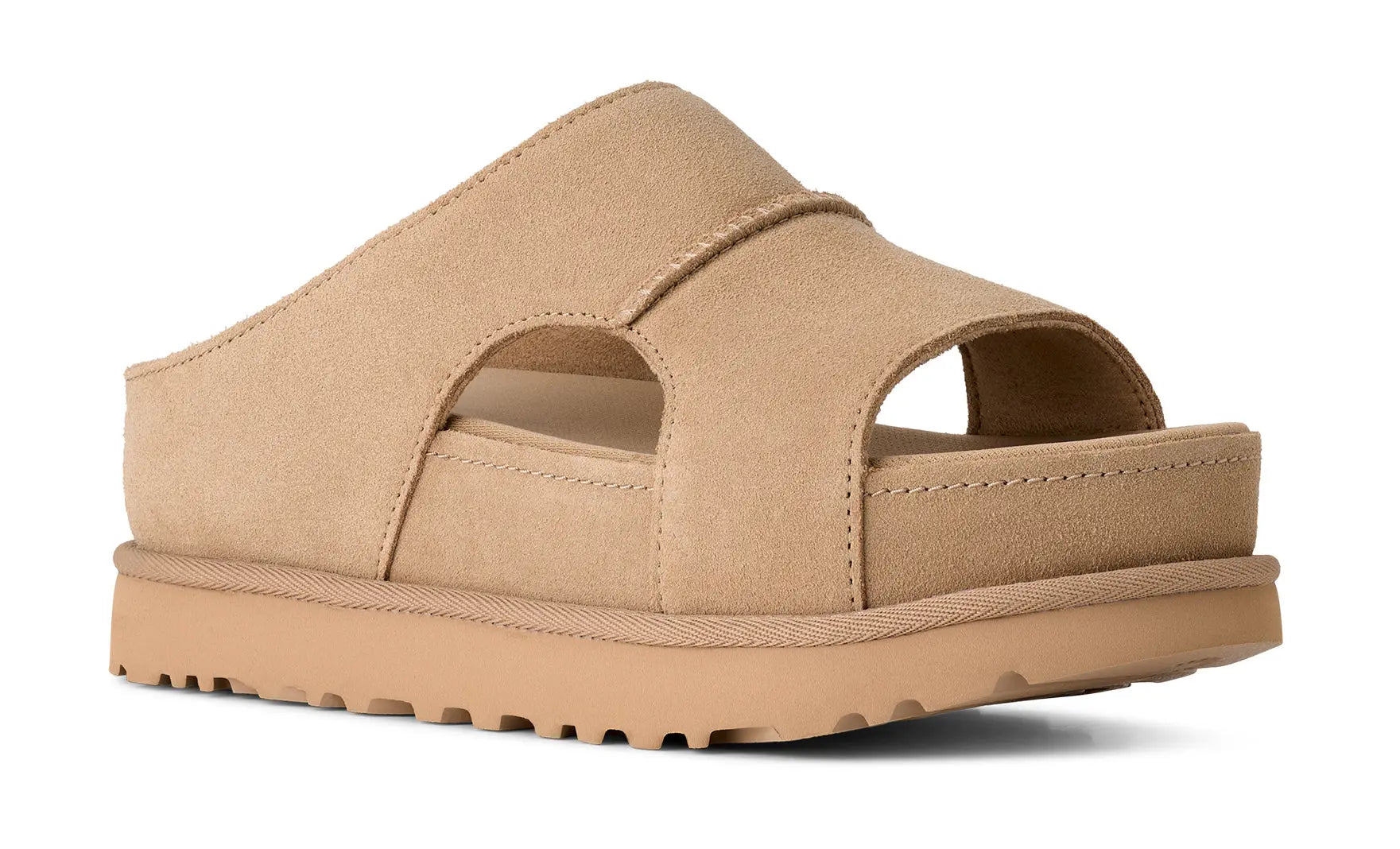 Women's UGG Goldenstar Hi Cutout Slide – Suede Slip-On Sandals UGG