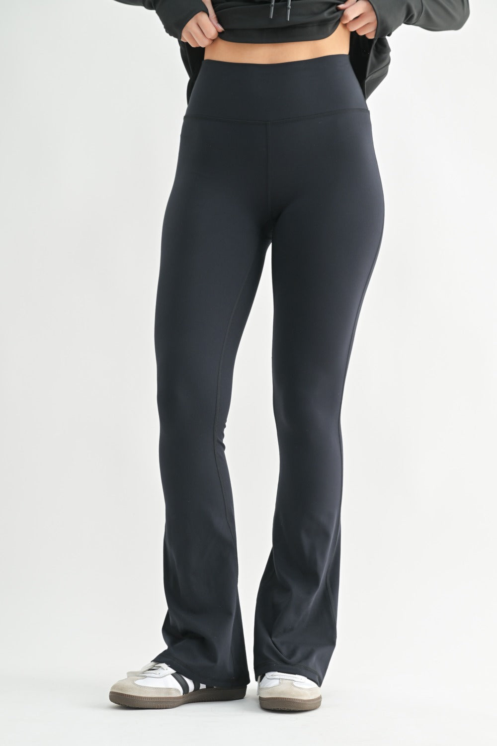 Mono B Venice High-Waist Flare Leggings – Tummy Control Leggings MONO B