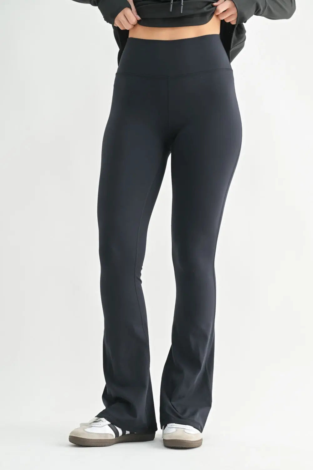 Mono B Venice High-Waist Flare Leggings – Tummy Control Leggings MONO B