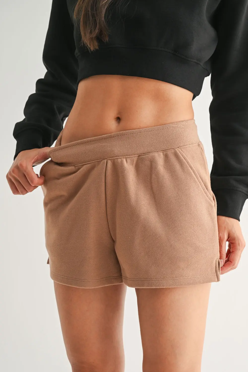 Mono B SoulSoft French Terry 3” Lounge Shorts – Cozy Everyday Essential    MONO B