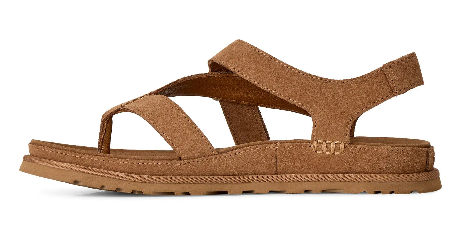 Women's UGG GoldenGaze Toe Post – Comfort Suede Summer Sandals UGG