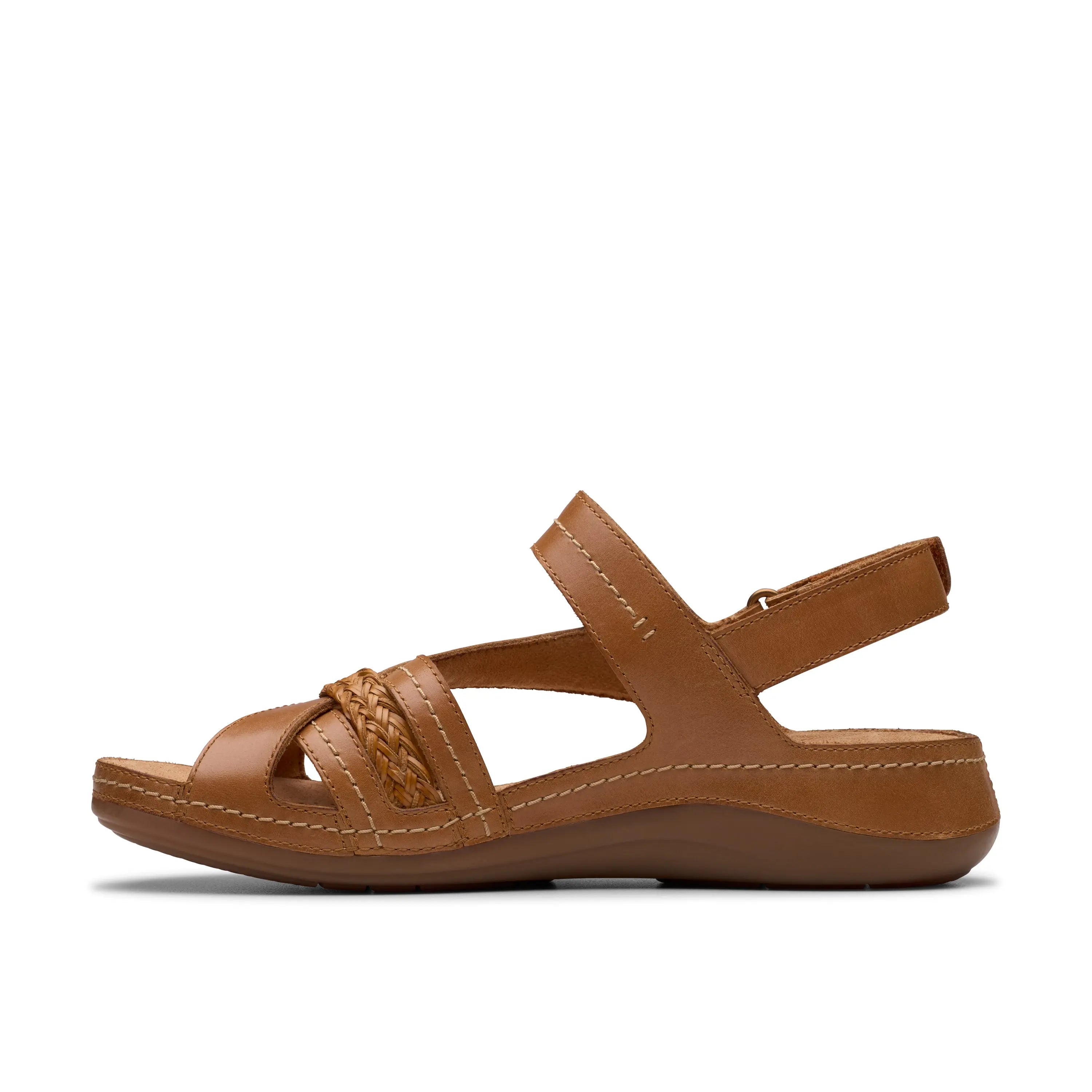 Clarks Cecily Strap – Leather Comfort Sandal with Cushion Footbed CLARKS