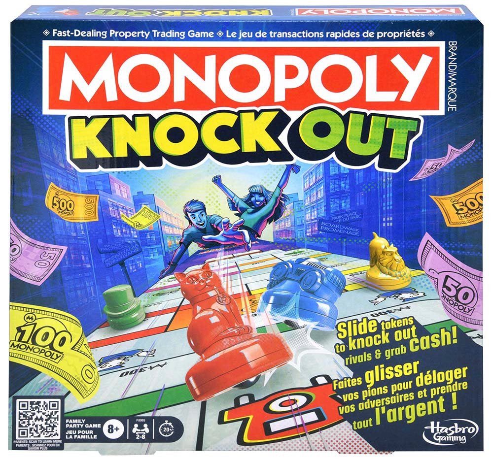 Joia Monopoly Knock Out – Fast-Paced Family Fun Game JOIA TRADING CO.