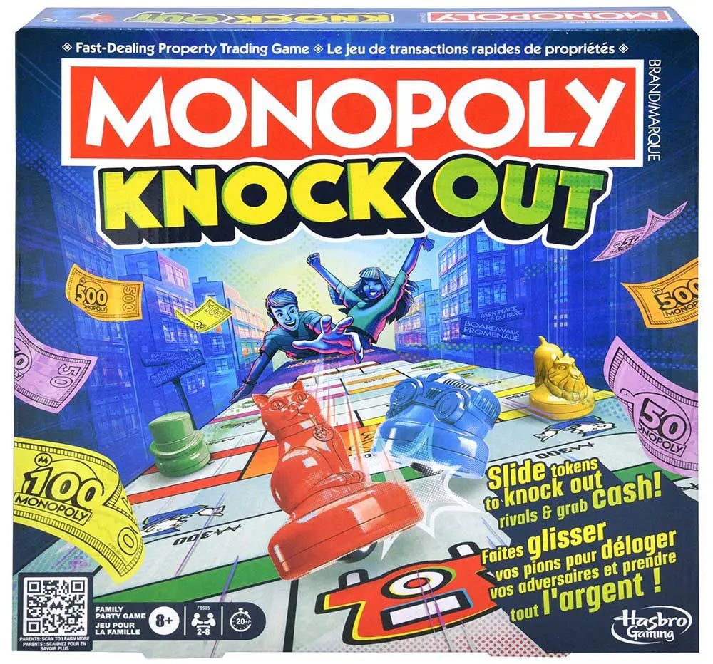 Joia Monopoly Knock Out – Fast-Paced Family Fun Game JOIA TRADING CO.
