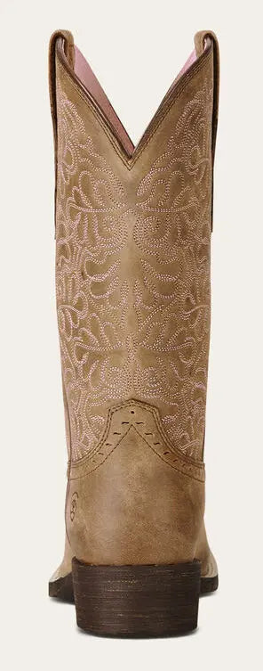 Women's Ariat Round Up Remuda Boot – Comfortable Square Toe Boots ARIAT