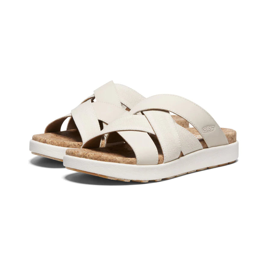 Women's KEEN Elle Mixed Slide – Arch Support & Sustainable Style KEEN