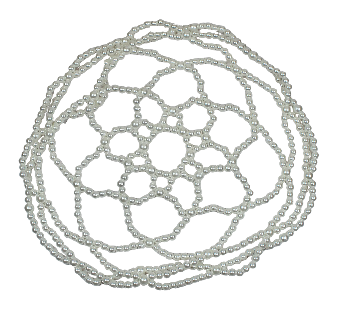 Joia Pearl Halo Headpiece – Beaded Statement Hair Accessory JOIA TRADING CO.