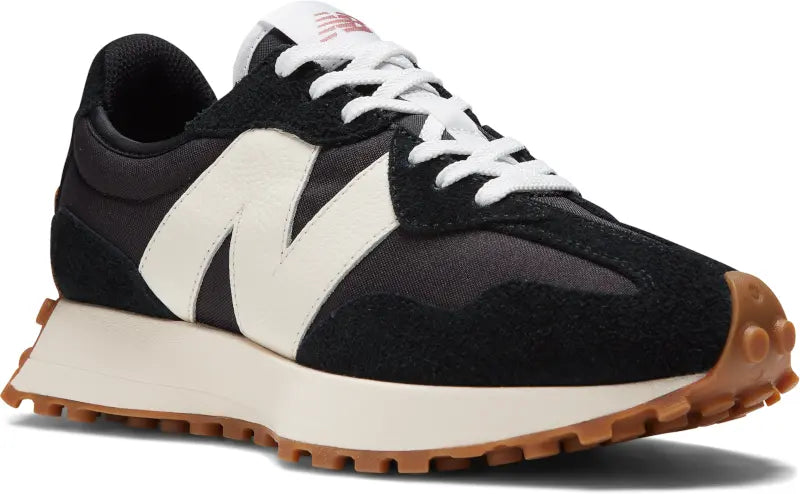 Women's New Balance 327 – A Retro Sneaker with Modern Style BLACK-WHITE-B-10 NEW BALANCE