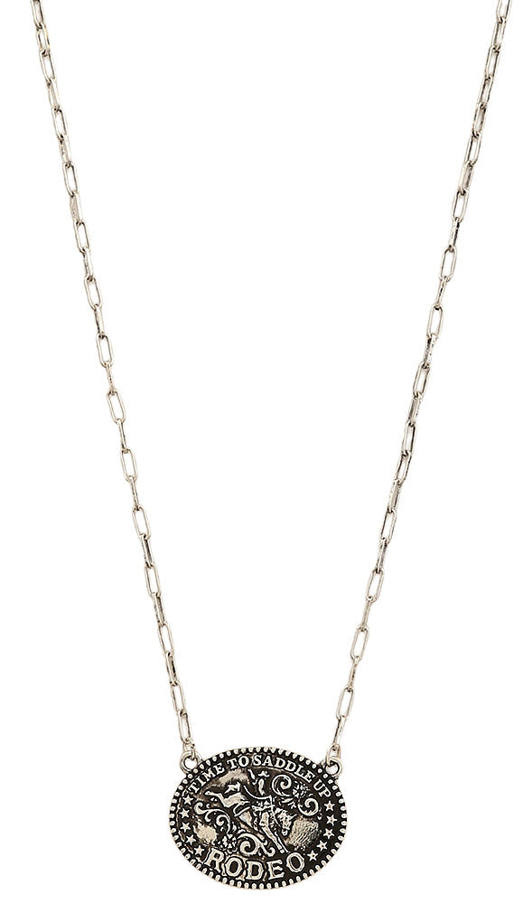 Joia Time To Saddle Up Rodeo Necklace – Cowgirl Charm Jewelry JOIA TRADING CO.