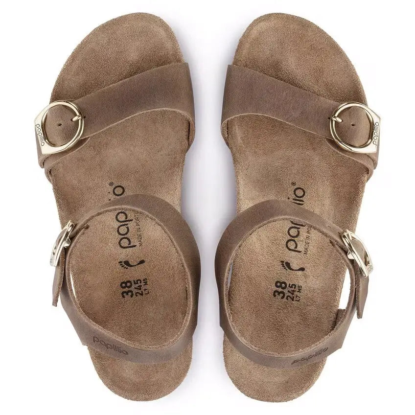 Birkenstock Soley – Metallic Leather Wedge Sandal for Women BIRKENSTOCK
