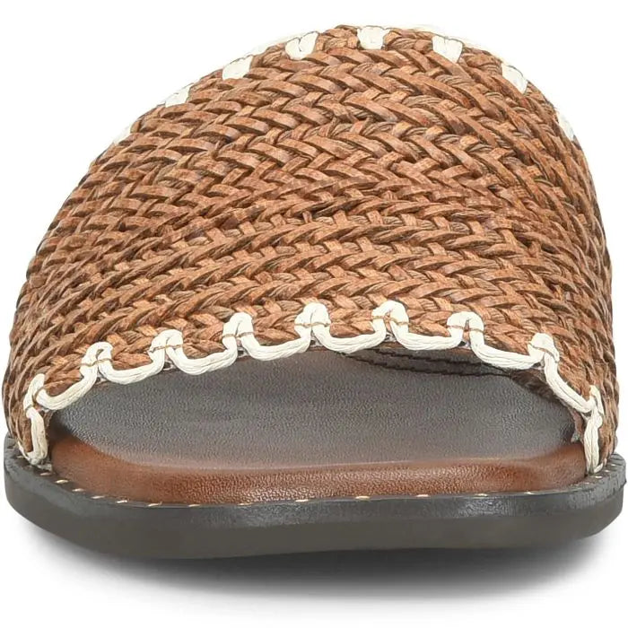 Women's Sofft Elsa Slide Sandals – Woven Summer Flat Sandals SOFFT