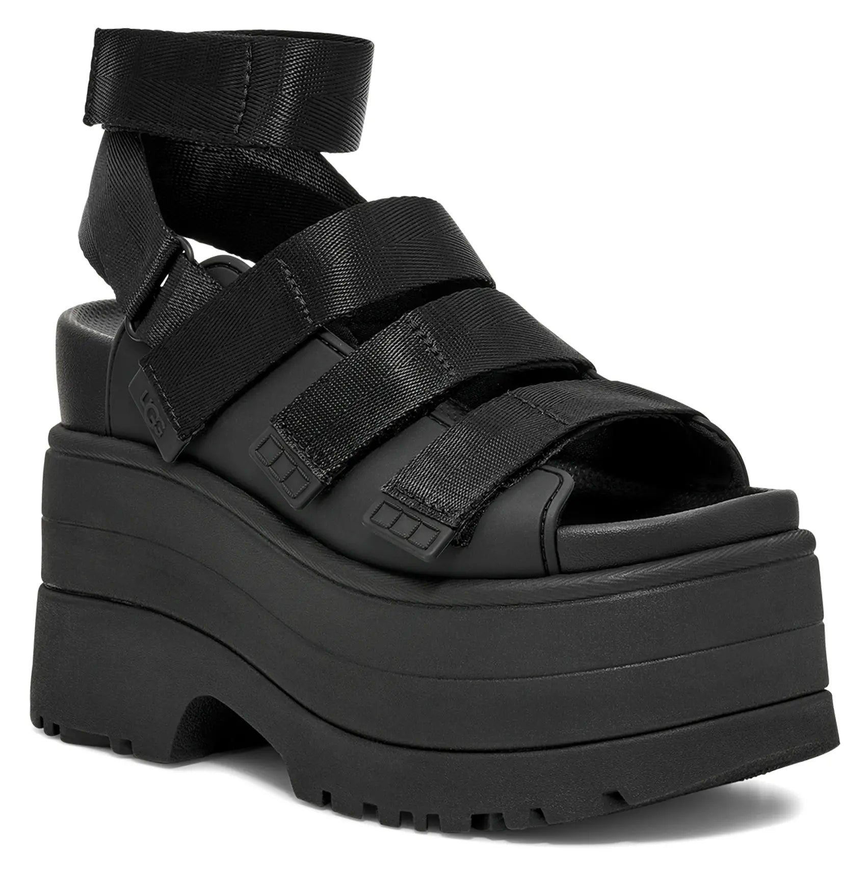 Women's UGG GoldenRise – Bold, Versatile Platform Sandals BLACK-9 UGG