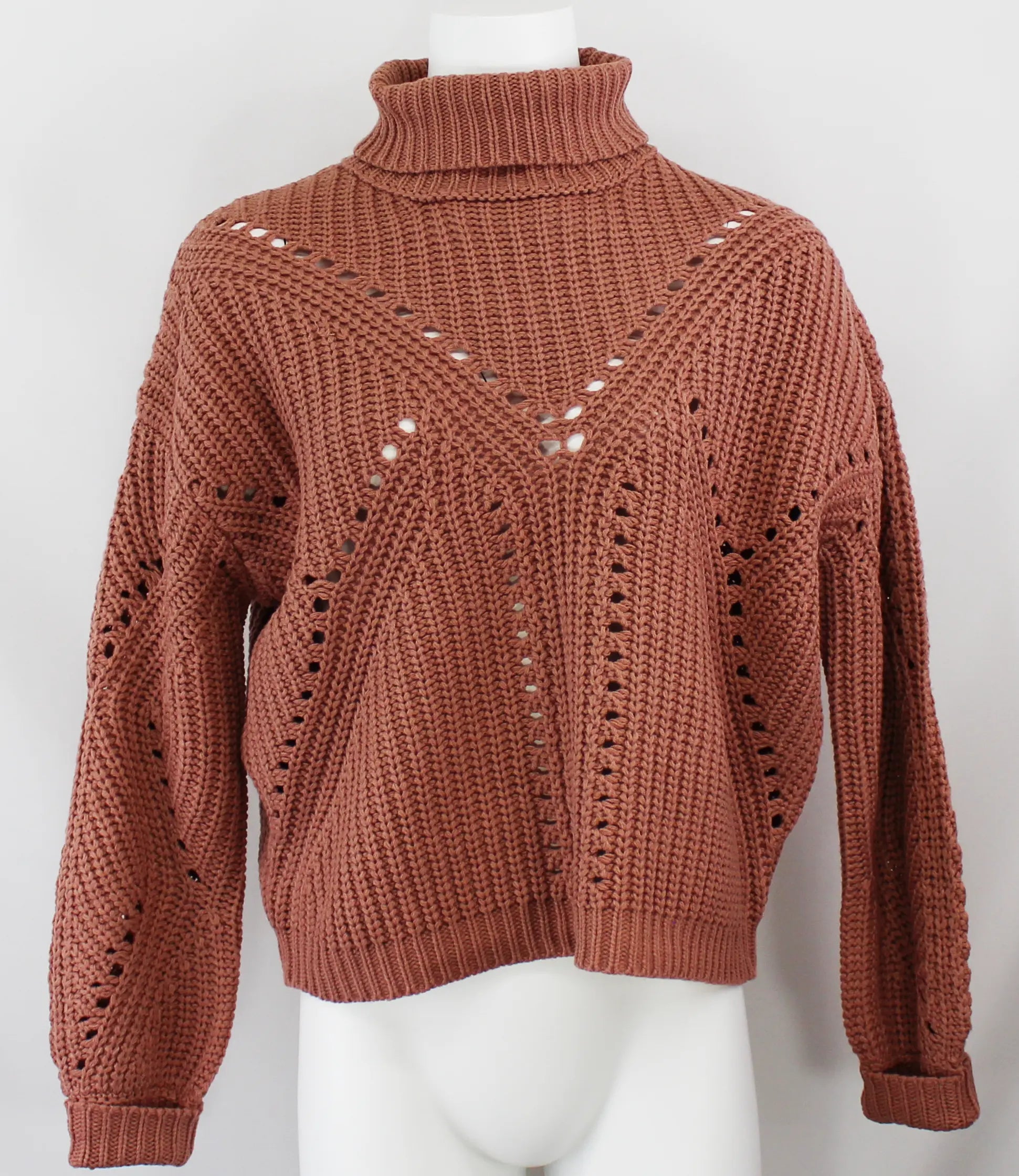 Keren Hart Cozy Knit Sweater – Your Cold-Weather Go-To SAVANNAH-CLAY-XL KEREN HART