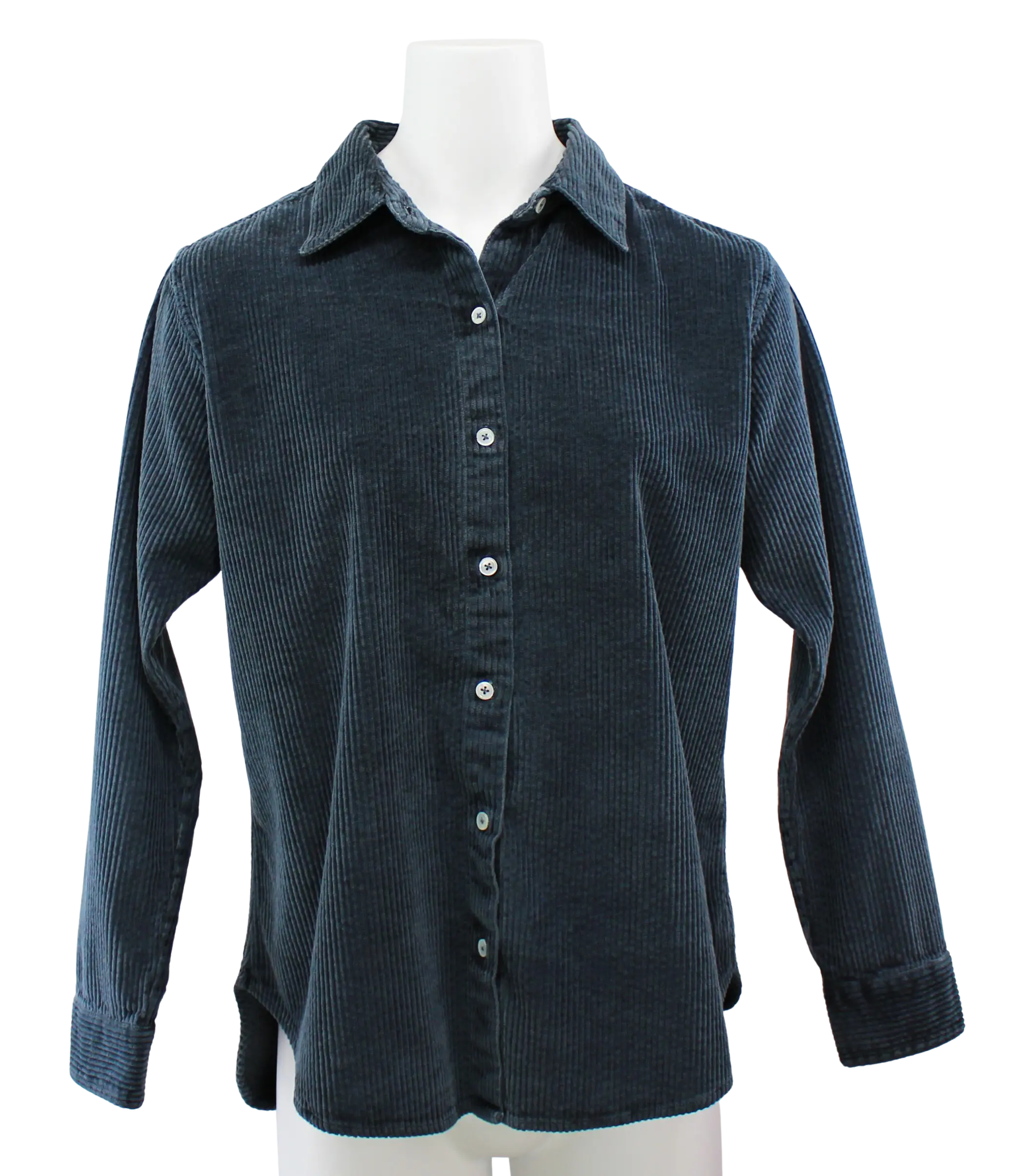 Keren Hart Chilli Morning Shirt – 100% Cotton Relaxed Fit Top SLATE BLUE / XL KEREN HART
