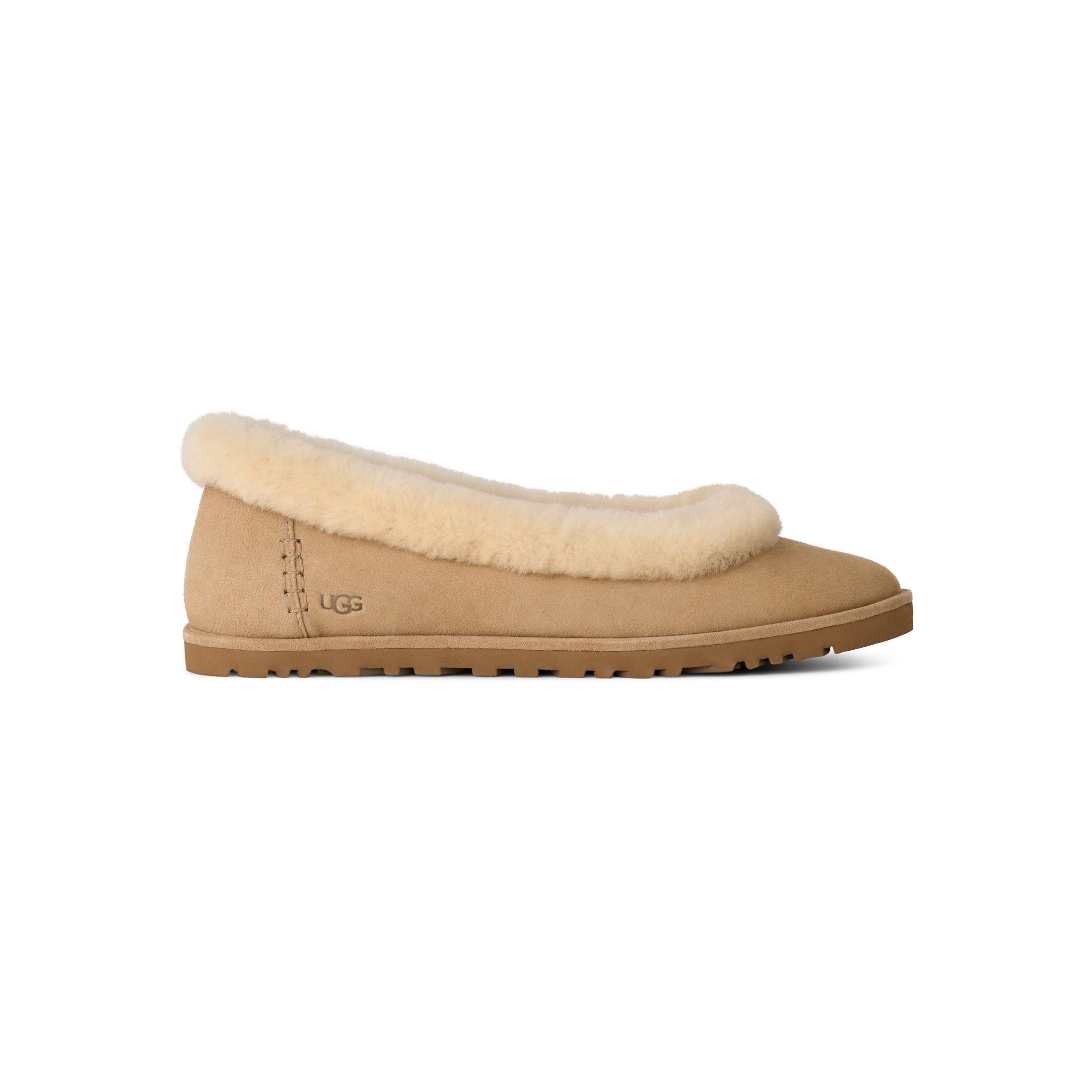 Women's UGG Zora Ballet Flat – Classic Suede with Plush Comfort UGG