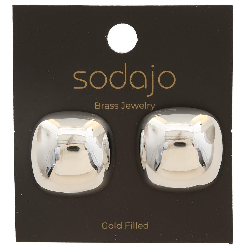 Joia Eclipse Dome Stud Earrings – Modern Sculpted Studs JOIA TRADING CO.