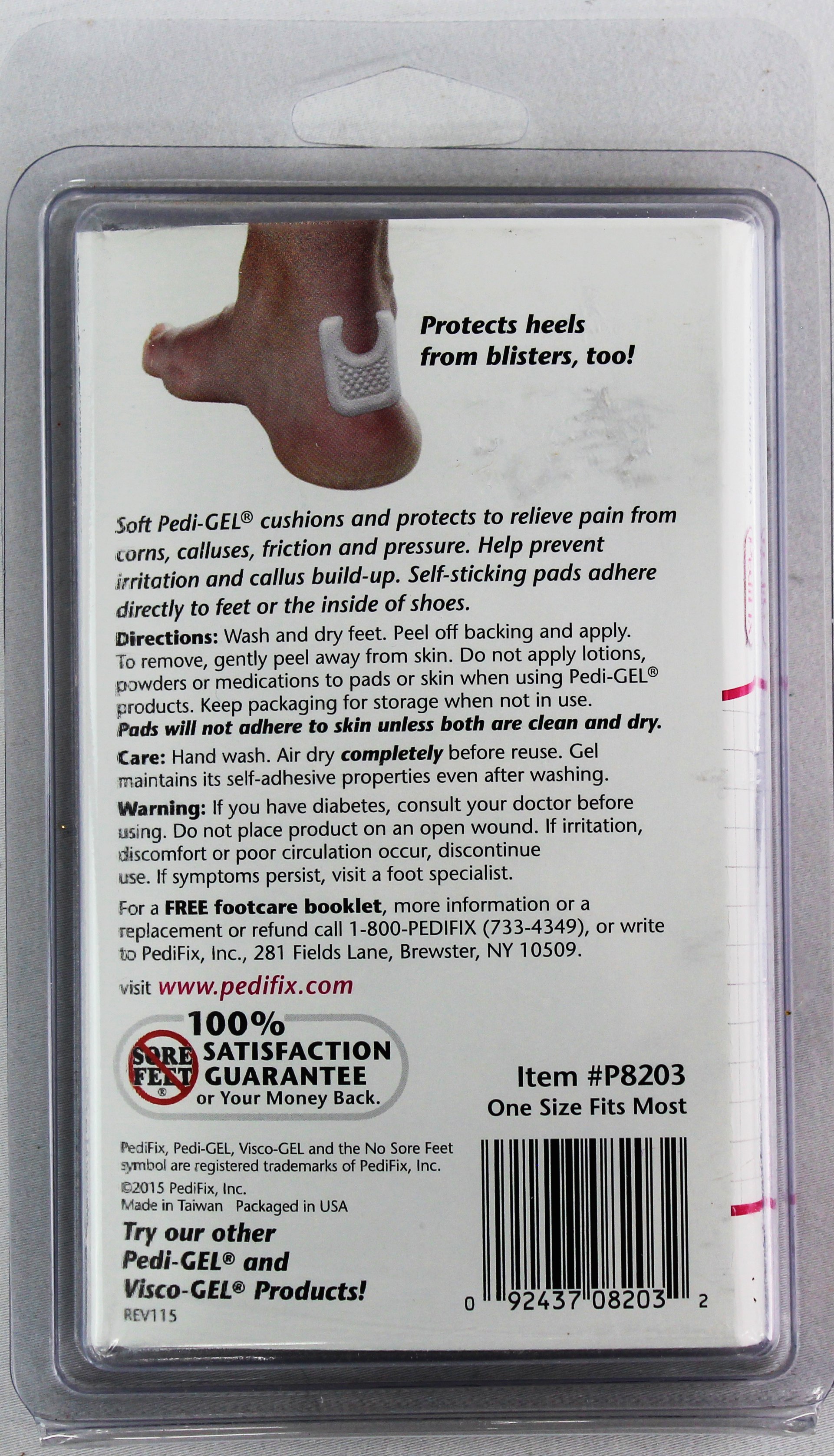 PediFix Pedi-GEL Callus Pads – Cushioned Protection for Pressure & Friction PEDIFIX