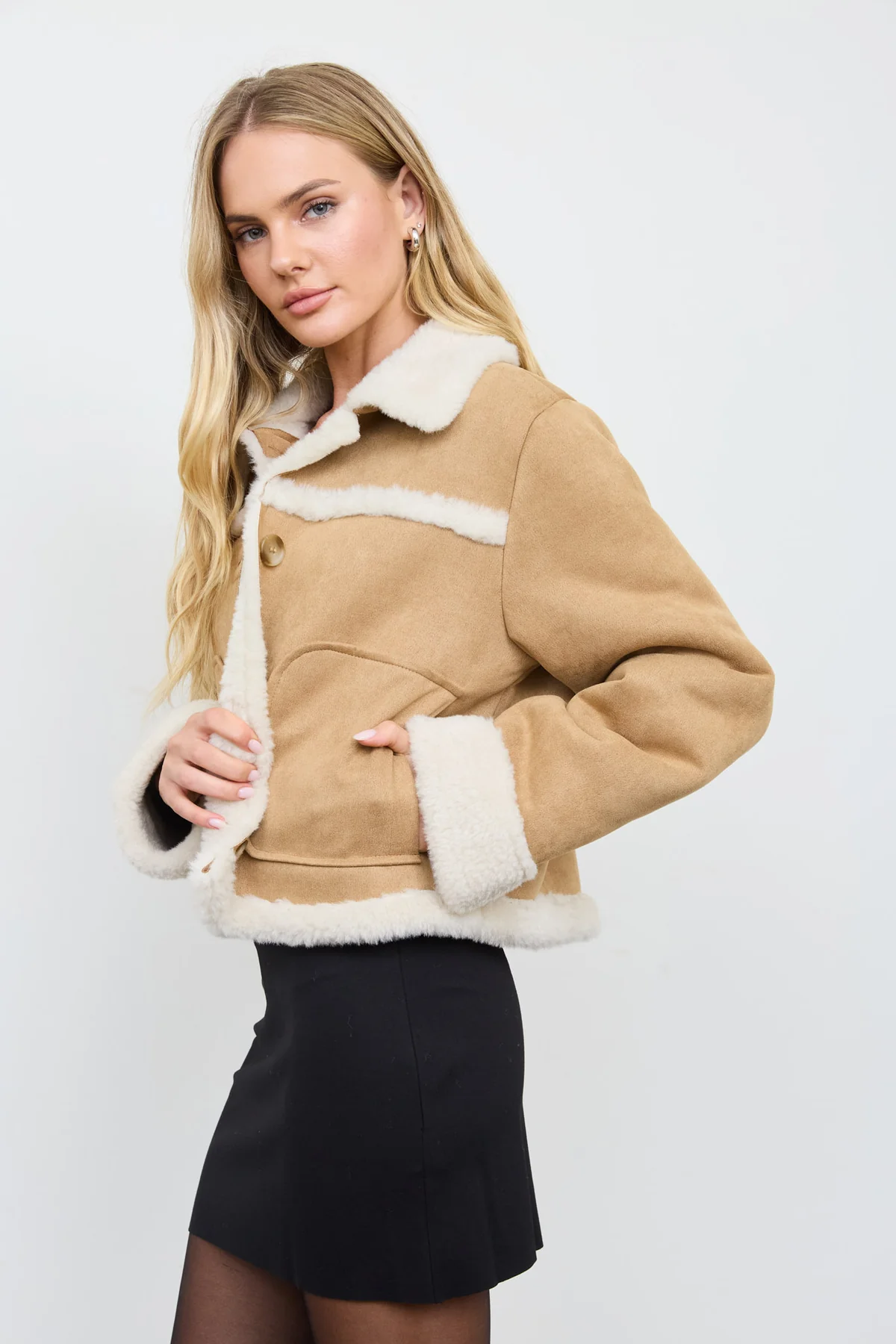 Blu Pepper Rocky Ridge Shearling Jacket – Western Warmth with a Rugged Edge