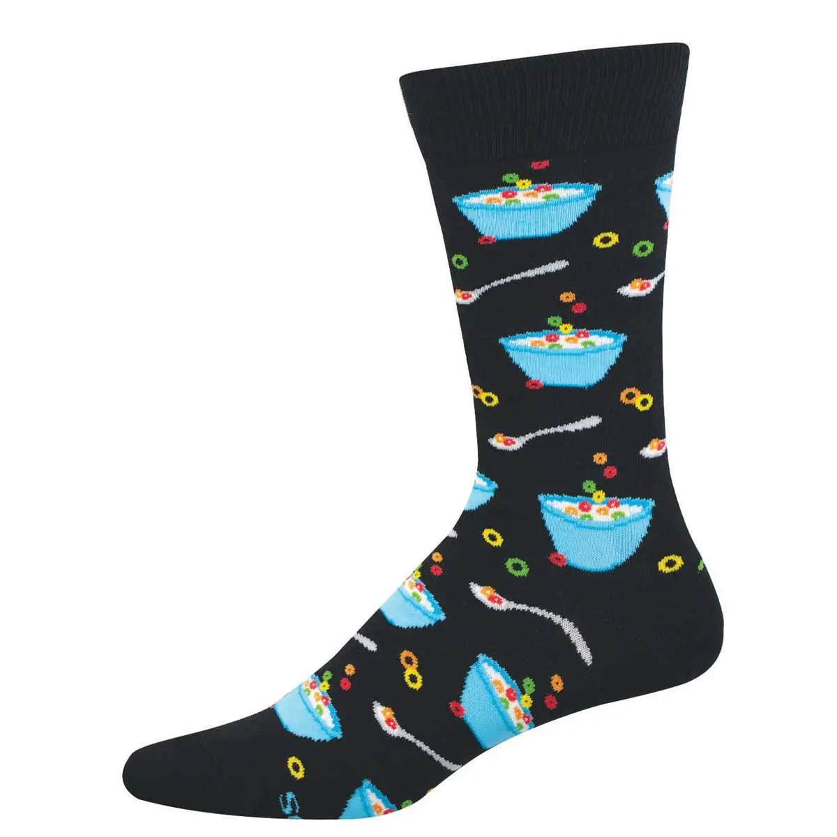 Men's SockSmith Fruity Cereal Socks – Fun & Colorful Breakfast Design SOCK SMITH