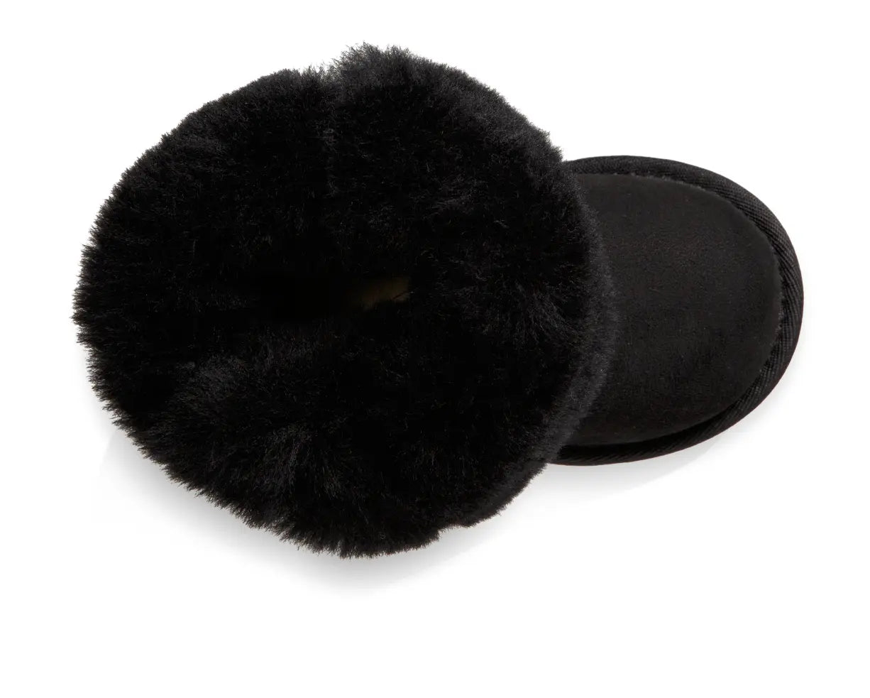 Toddler’s UGG Bailey Button II – Cozy Sheepskin Boot with Versatile Style UGG