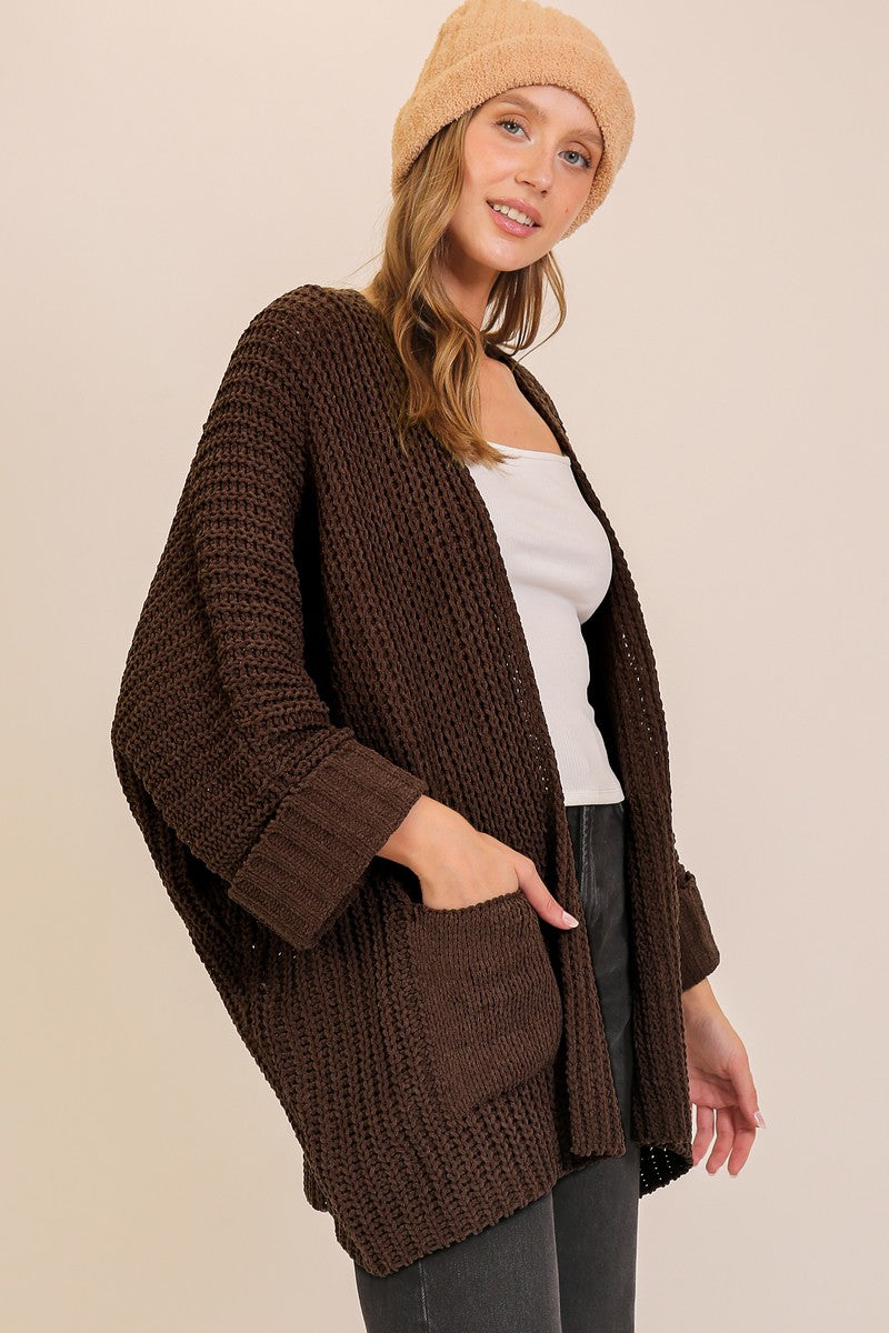 Timing Inc. Harper Haven Cardigan – Cozy Open-Front Knitwear TIMING INC
