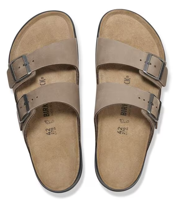 Men's Birkenstock Arizona Crosstown – Cork Footbed Oiled Leather Sandal BIRKENSTOCK