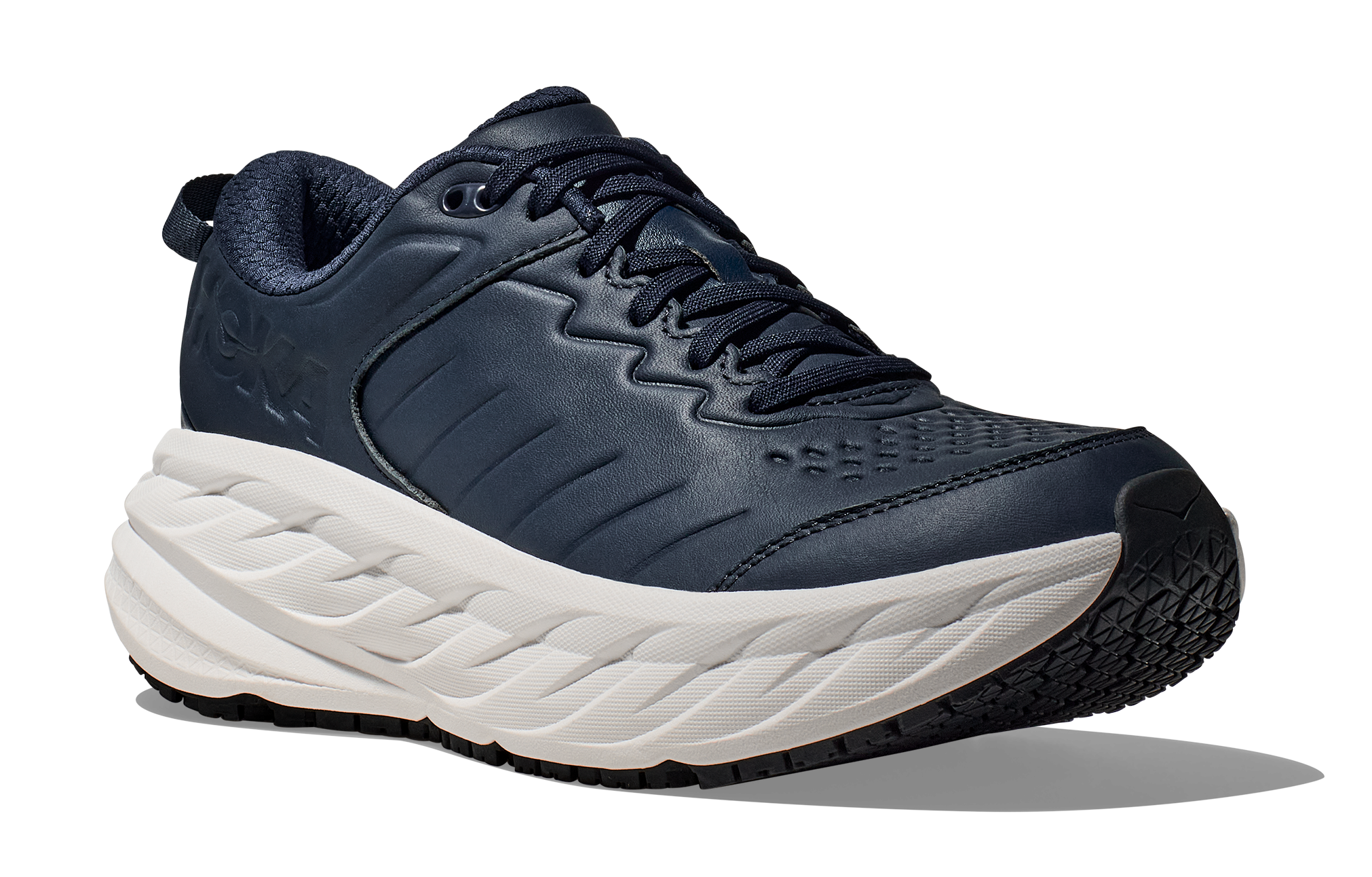 Men’s Hoka Bondi SR – Built for Comfort & Performance OUTERSPACE/WHITE / EE / 14 HOKA