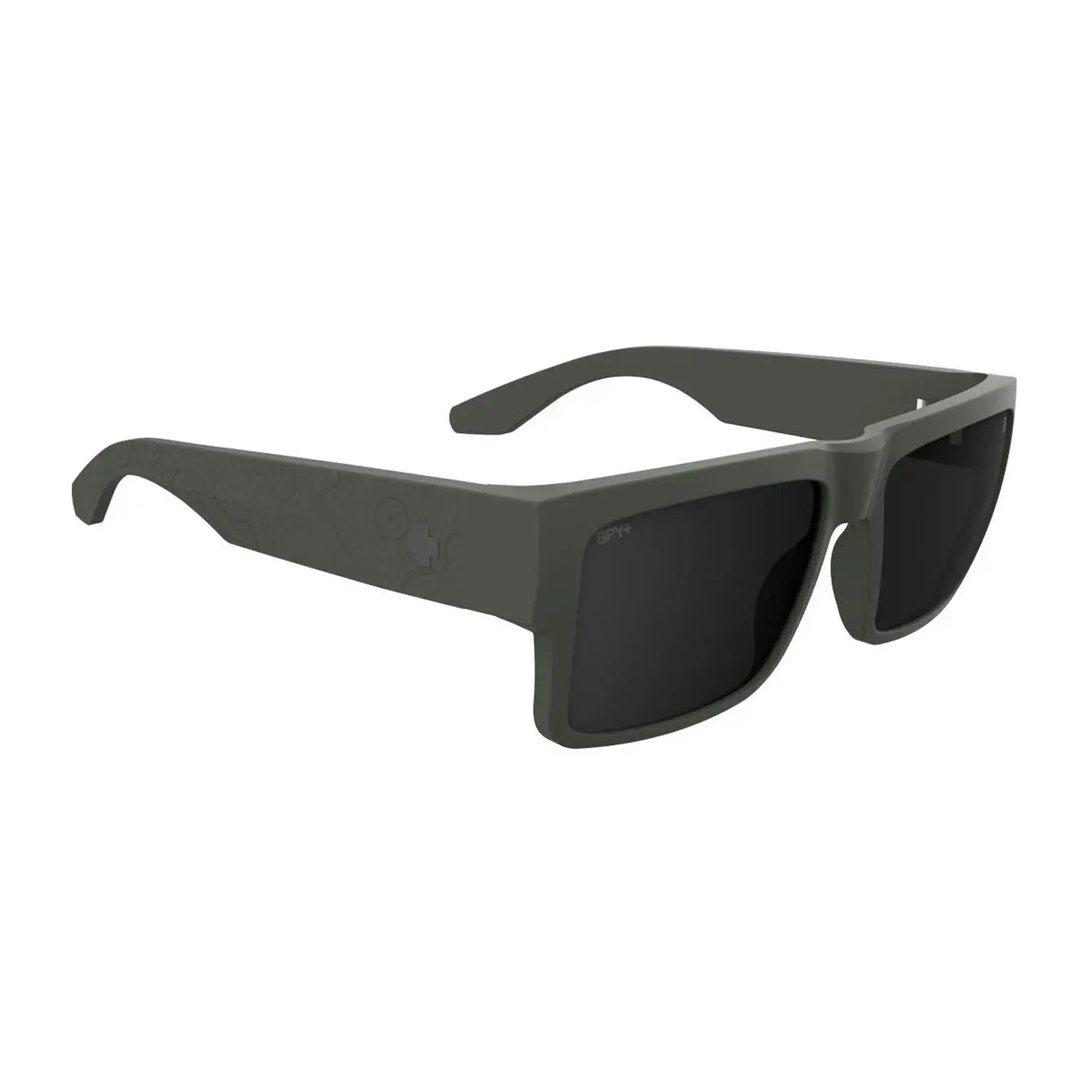 SPY+ Cyrus Sunglasses – Square Frame with Enhanced Color & Contrast SPY OPTIC USA