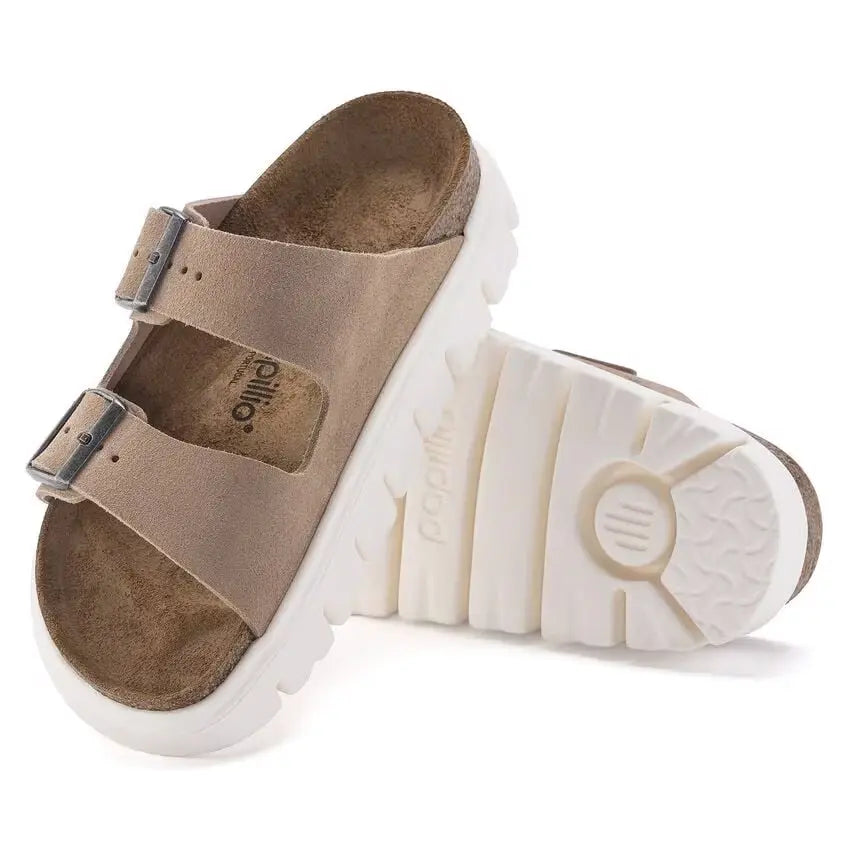 Birkenstock Arizona Chunky – Suede Platform Sandals with Contoured Footbed BIRKENSTOCK