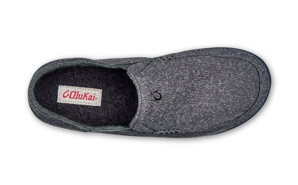 Men's OluKai Moloā Hulu – Wool-Lined House Slipper OLUKAI