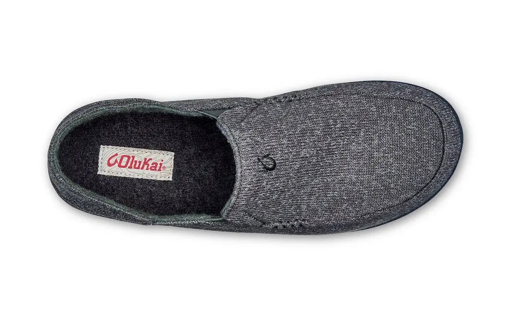 Men's OluKai Moloā Hulu – Wool-Lined House Slipper OLUKAI