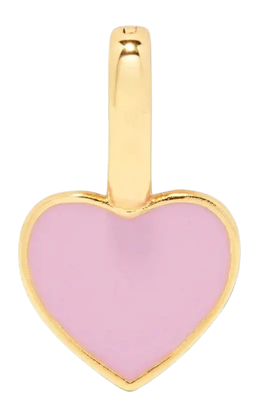Pura Vida Harper Enamel Heart Charm – Customizable Heart Jewelry PURA VIDA BRACELETS