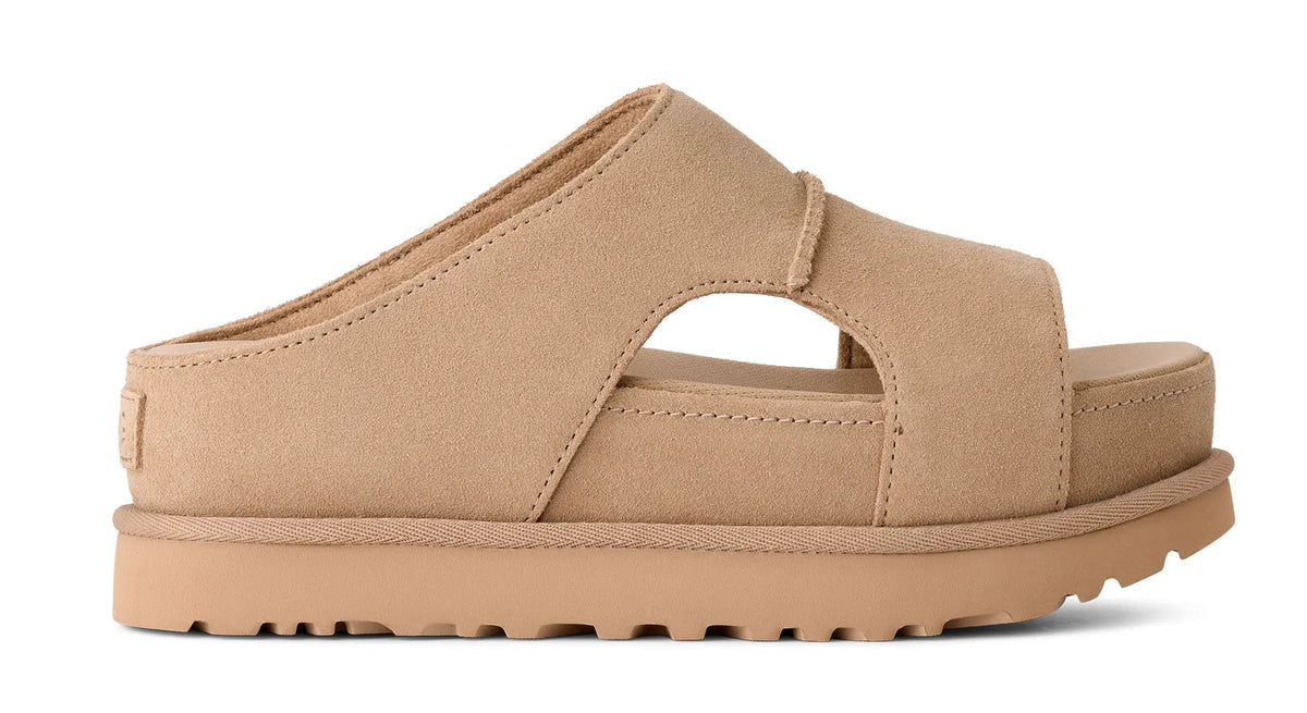 Women's UGG Goldenstar Hi Cutout Slide – Suede Slip-On Sandals UGG