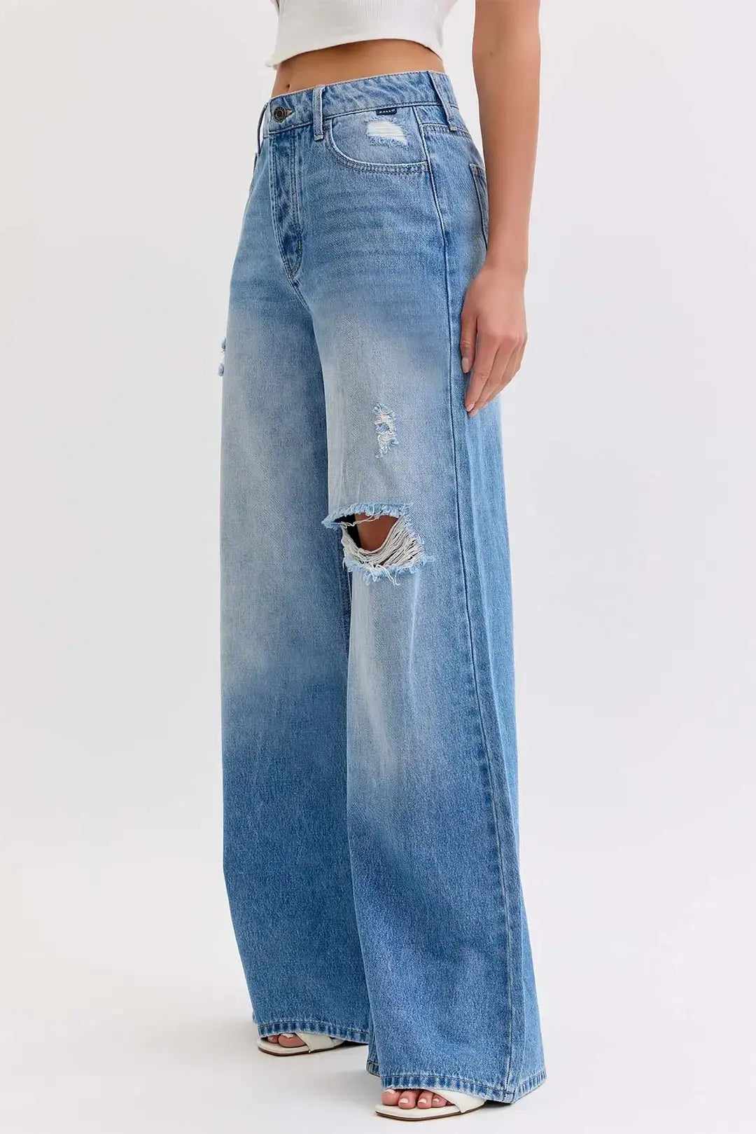 MIRANDA HIGH RISE WIDE LEG JEANS Product variant