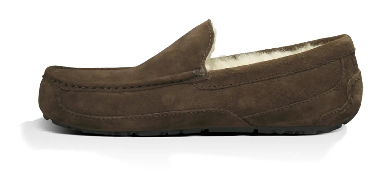Men’s UGG Ascot (Suede) – Classic Moc-Toe Slipper with Indoor/Outdoor Comfort UGG