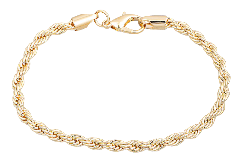 Fame Graceful Twist Rope Bracelet – Elegant Steel Chain FAME ACCESSORIES
