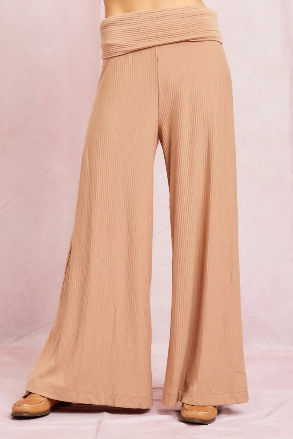 Camie Banded Waist Pant ALMOND-L ILLA ILLA