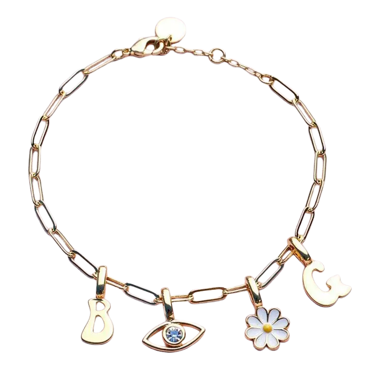 Pura Vida Harper Paperclip Chain Bracelet – Add Your Favorite Charms PURA VIDA BRACELETS
