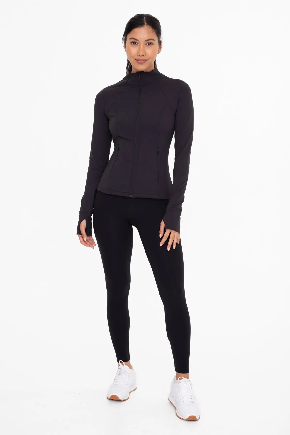Mono B Bianca High-Waisted Leggings – Winter-Ready Thermal Leggings with Tummy Control MONO B