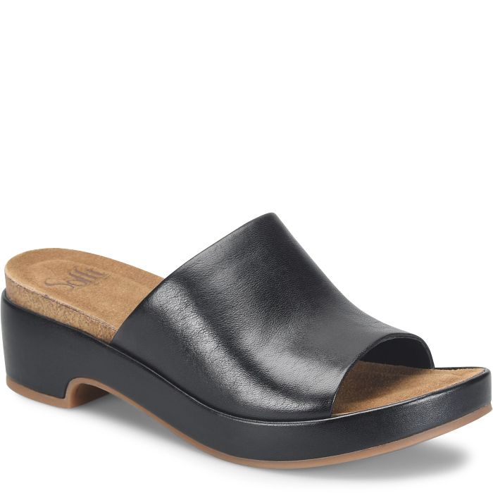 Women's Sofft Cass Leather Slide Sandal — Effortless Summer Style SOFFT
